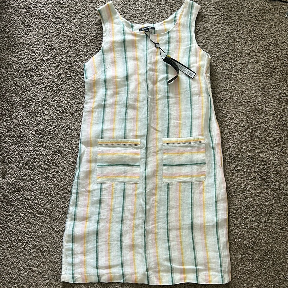 Straight, Linen Dress